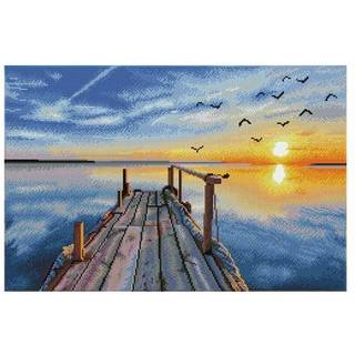 Diamond Painting Sonnenuntergang See