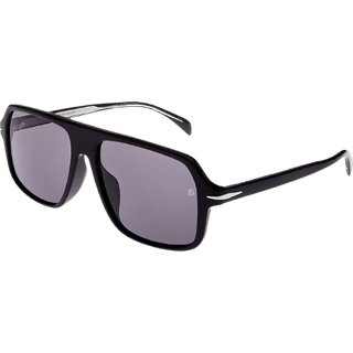 David Beckham DB 7059/F/S Asian Fit BSC/M9 57 Solbriller Mænd Black - Black - 57mm