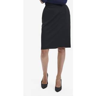 Sunwill 652-2722 traveller nederdel i regular fit med elastik i taljen Kvinde Black 36