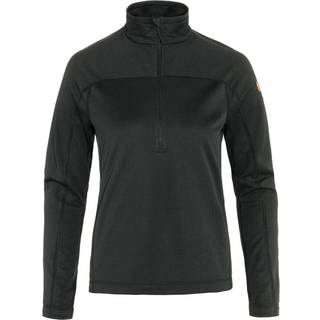 Fjällräven Abisko Lite Fleece Half Zip Woman-black-S