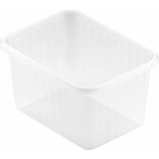 Duni Fixpack plastbakke firkantet PP 750ml klar, 500 stk