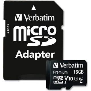 Verbatim 16GB memory card microSDHC + adapter