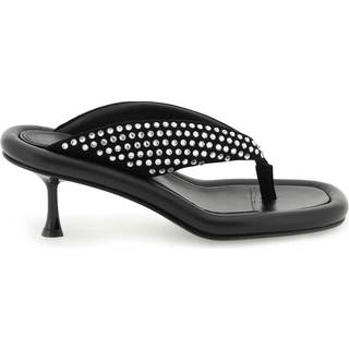 JW Anderson Embellished leather sandals - black - EU 38