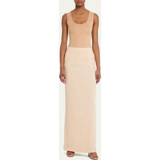 Dolce&Gabbana x Kim silk-blend maxi skirt - beige - S