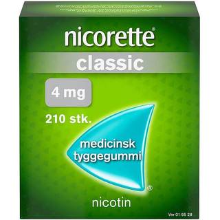 Nicorette Tyggegummi (Classic), 4 mg - 210 stk