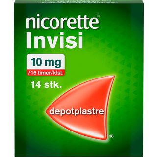 Nicorette Nikotin Invisi Plaster - 10mg/16t - 14 stk.