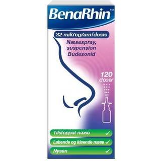 Benarhin 32 mikrogram/dosis (Håndkøb, apoteksforbeholdt) 120 dosis Næsespray, suspension