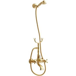 Lavabo Retro to-grebs badekararmatur, Massiv messing