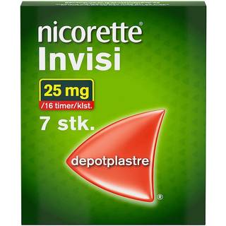 Nicorette Invisi 25 mg/16 timer 7 stk Depotplastre