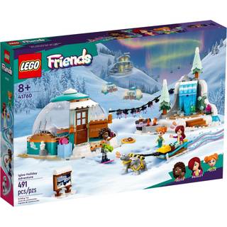 Lego Friends Igloo Holiday Adventure 41760 Building Toy Set for Ages 8+ med 3 dukker 2 hundefigurer om vinter tema gave til b?rn 8-10, der elsker