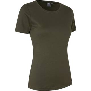 ID Interlock Dame T-shirt - Oliven - M