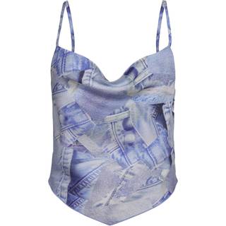 Barbara Kristoffersen top BK129 - denim print - S
