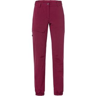 Vaude Women's Yaras Warm Rain Pants Cykelbukser Damer størrelse 42 farve rød
