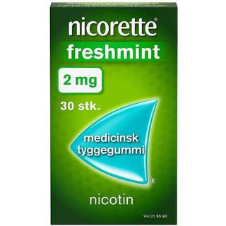 Nicorette nikotintyggegummi Freshmint- Fri fragt over 249