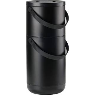 Zone Denmark Circular Affaldsspand - Black - 22+12liter-dia.28cm