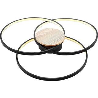 Lindby LED-loftlampe Riley, hvid, metal, 80 cm, dæmpbar