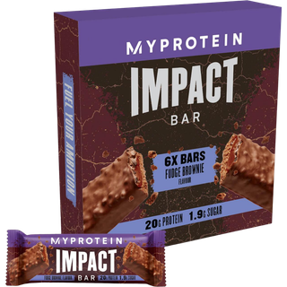 Impact Protein Bar - 6 x 64g - Fudge brownie