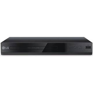 LG DP132H DVD-afspiller – Full HD-opskalering, USB-afspilning, HDMI-udgang, USB-direkte optagelse, fjernbetjening – Sort