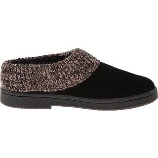 Clarks Women's Knit Scuff Slipper Black 6 M US