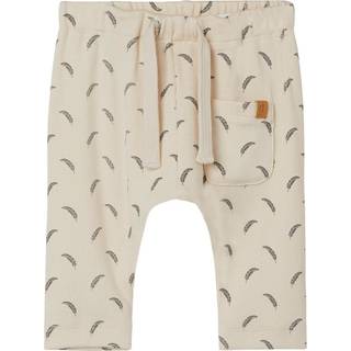 Lil Atelier Whitecap Gray/quiet Shade Printet Bukser