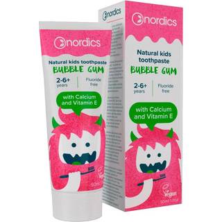 Naturlig Tandpasta Til Børn Nordics Bubble Gum 50 ml