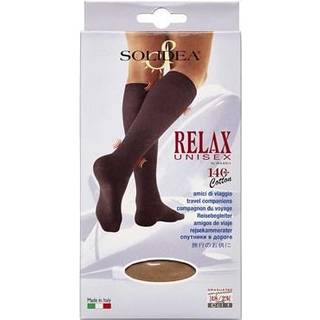 Solidea Relax Unisex Cotton Knæstrømper (M/natur/lukket)