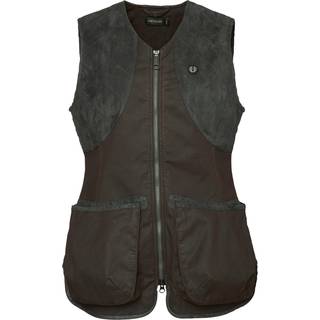 Chevalier Vintage Dogsport Vest Kvinder Læder Brun 48W -
