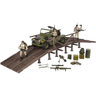 World Peacekeepers 1:18 Ekspeditionsstyrke inkl. Køretøj + 3 actionfigurer