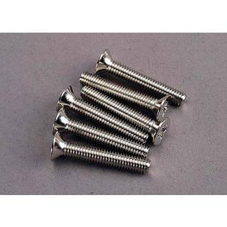 Traxxas 3168 Screws, 4x25mm countersunk machine (6)