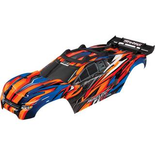 Traxxas 6717T Body Rustler 4x4 Orange (Complete with Body Mounts)