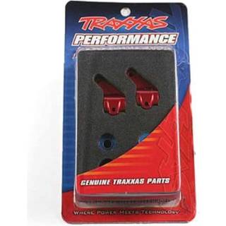 Traxxas 3636X Steering Blocks Red Alu (2)