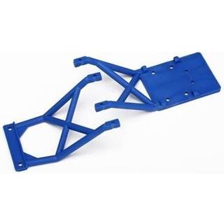 Traxxas 3623X Skid Plates Front and Rear Blue