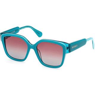 Max & Co. MO0075 98P 55 Solbriller Kvinder Blue - Frosted Blue Green - 55mm
