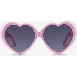 Moschino Kvinde MOS128/S 35J/IR Solbriller Plast Rosa Grå Geometrisk Normal