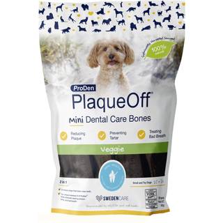 Hundegodbidder Swedencare PRODEN PlaqueOff Mini Dental Care Bones Vegetables 340 g