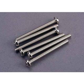 Traxxas 2572 Screws, 3x30mm roundhead machine (6)