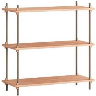 Moebe Shelving System s.85.1.A - Oak/Warm-Grey