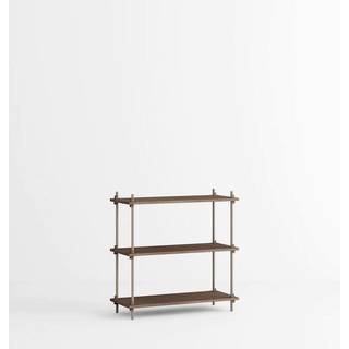 Moebe Shelving System s.85.1.A - Smoked-Oak/Warm-Grey