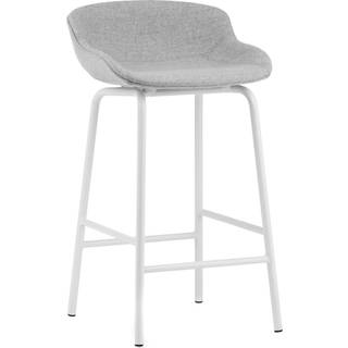 Normann Copenhagen Hyg Barstol 65 Cm / Hvid - Barstole Ny Uld Grå - 604050