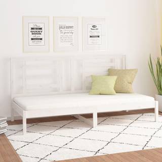 daybed uden madras 80x200 cm massivt fyrretræ hvid