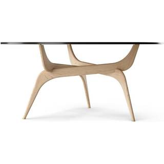Brdr. Krüger Triiio Sofabord Ø90 Cm Olieret Eg / - Sofabord Glas Bronze - TRO5-OOL-BG
