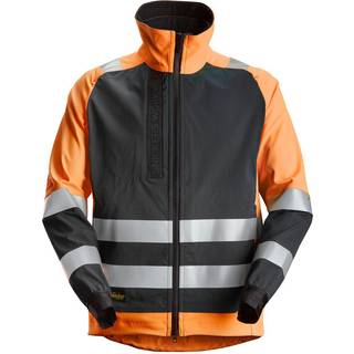 Snickers 1539 high-vis jakke, klasse2 orange/sort L