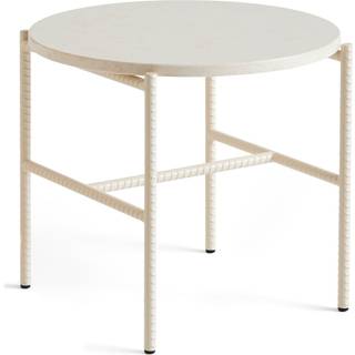 Hay Rebar Sidebord Ø45 Cm - Sofabord Stål Alabaster - AD132-A390-AK86