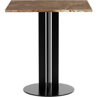 Normann Copenhagen Scala Café Table H75 70x70 Cm Marble Cafébord Fremstillet Af Bordplade i 70x70 Cm t - Spisebord & Barbord Marmor Brun - 604177
