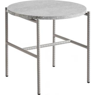 Hay Rebar Sidebord Ø45 Cm - Sofabord Stål Fossil Grey - AD131-A390-AK85