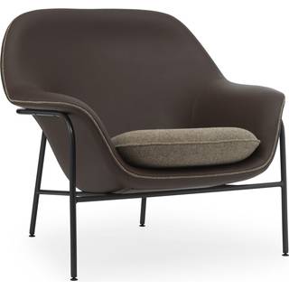 Normann Copenhagen - Drape Lounge Chair Low Black Steel