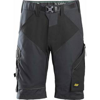 Snickers Workwear 6914 FlexiWork Håndværkershorts grå/sort Grå/sort