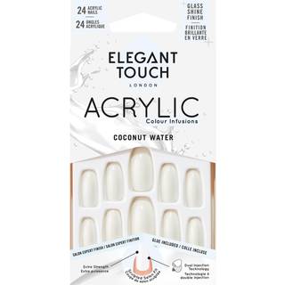 Elegant Touch Negle Kunstige negle Colour Acrylic Coconut Water 24 Stk. (4,00 kr / 1 stk.) - 24 Stk.