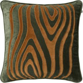Chhatwal & Jonsson Mita pudebetræk 50x50 cm Forest green/Cognac