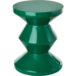 POLSPOTTEN Seating - 'Zig Zag' stool, green in green Synthetic material